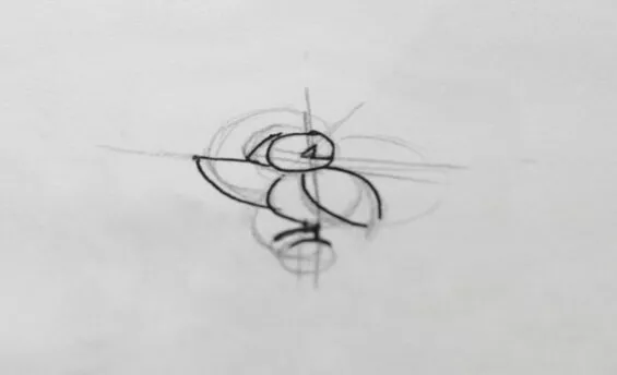 Dessin d'un macareux moine