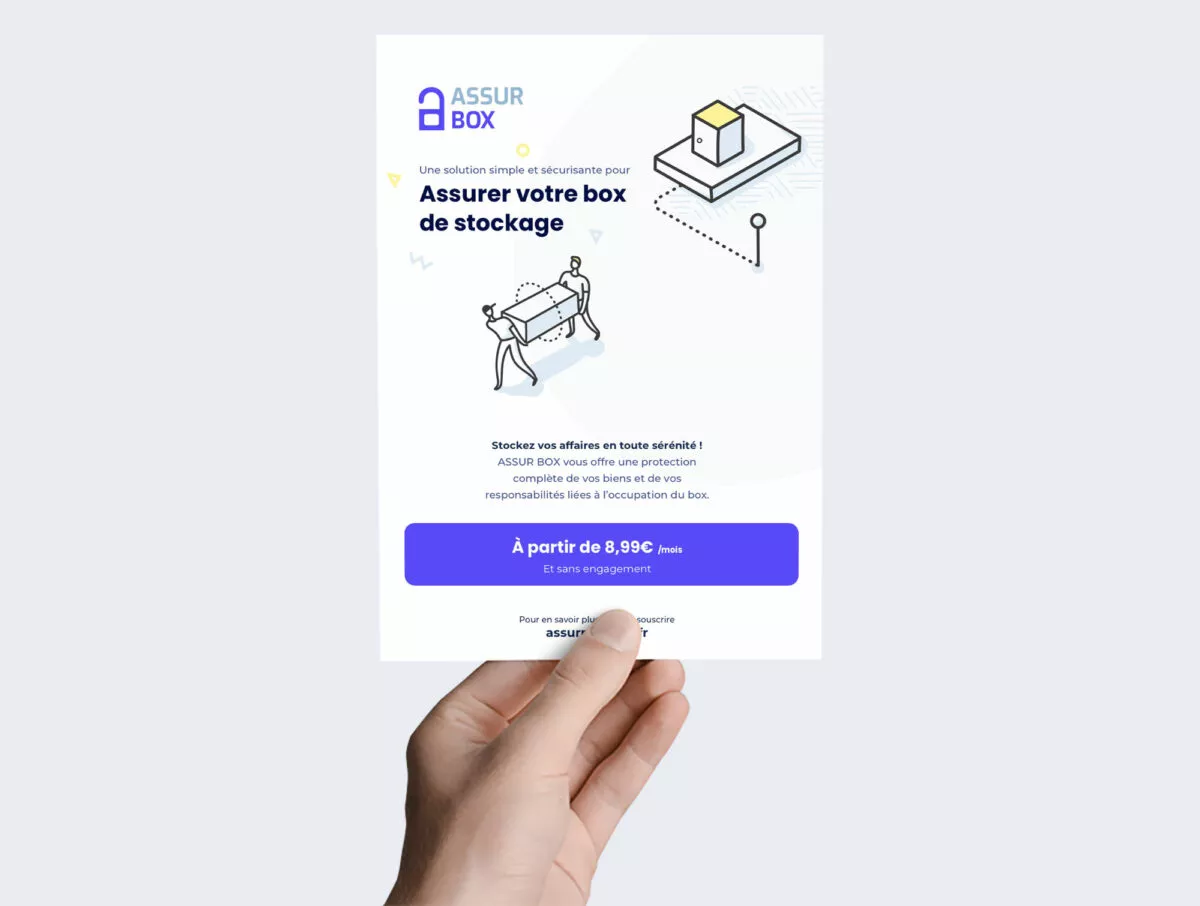 Recto du flyer de Assurbox