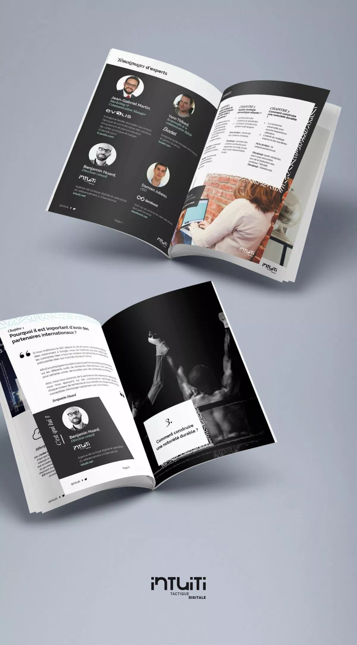 Maquette du Livre blanc dont le texte n'est pas lisible