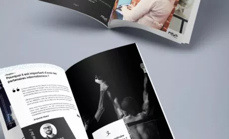 Maquette du Livre blanc dont le texte n'est pas lisible